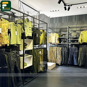 Expositor de moda moderno para minoristas, armario colgador de prendas de materiales mixtos, exhibición de marca - Product Image 3