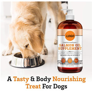 Nourriture liquide pour animaux de compagnie avec de l'huile de poisson de saumon sauvage d'Alaska et des oméga 3 et 6 pour chien et chat pour soutenir le pelage de la peau et les allergies - Product Image 5