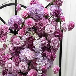Conjunto de Flores para Boda en Tonos Tierra Cálidos y Retro |   Kit de Flores Artificiales para Bodas Rústicas al Aire Libre y Decoración de Fondo - Product Image 2