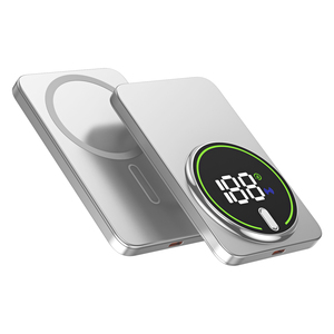 Tùy Chỉnh Siêu Mỏng 5000MAh 10000MAh Từ Ngân Hàng Điện 15W Nam Châm Không Dây Sạc Pd20W Nhanh Chóng Sạc Mỏng Pin Bên Ngoài - Product Image 1