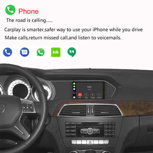Radio inalámbrica CarPlay para Mercedes Benz clase C W204, con Android, Mirror Link, AirPlay, función de <span class=keywords><strong>Youtube</strong></span> - Product Image 3