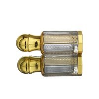 Nouvelle Offre Spéciale – Mini Bouteille Vide Fantaisie de 10 ml pour Huile d'Oud Attar, Huile Essentielle, Parfum – Flacons en Verre avec Bouchon à Vis, Prêts pour Diffuseur à Bâtonnets