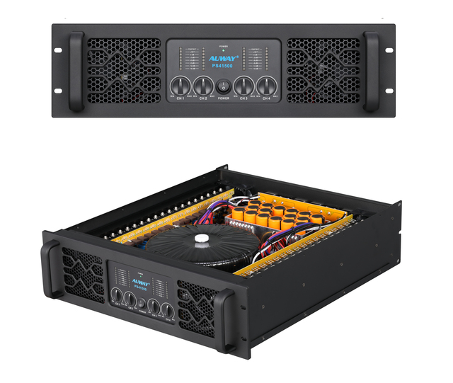 2024 AUWAY PS41500 3U Class H Stereo Karaoke Power Amplifier 1500W