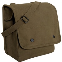 Sac à bandoulière en toile pour cartes, robuste, utilitaire, pour rangement EDC, 15x12x1 pouces