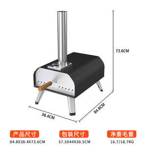 <span class=keywords><strong>Four</strong></span> à pizza au <span class=keywords><strong>gaz</strong></span> en acier inoxydable, nouveau, à bois, <span class=keywords><strong>pour</strong></span> faire des pizzas, <span class=keywords><strong>pour</strong></span> le <span class=keywords><strong>camping</strong></span> en plein air - Product Image 3