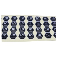 Hoja de Etiquetas Adhesivas de Vinilo Impresas a Medida, Multicolor, Resistentes al Agua, para Impresoras Térmicas Directas
