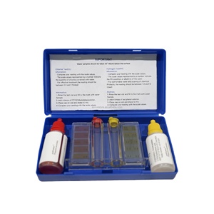 ACCURATURE Swimming Pool Spa Water Chemical Test Kit for Chlorine Bromine and Ph Test 3 Way water Test Kit