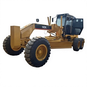 รถเกรดเดอร์ Caterpillar 140K มือสอง อุปกรณ์ก่อสร้างสีเหลือง เครื่องจักรงานหนักสำหรับสร้างถนน - Product Image 2