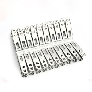 Pinces à Linge Robustes en Acier Inoxydable <span class=keywords><strong>pour</strong></span> Serviettes, Cintres, Pinces à Lessive en Métal <span class=keywords><strong>pour</strong></span> Sécher les Chaussettes - Product Image 2