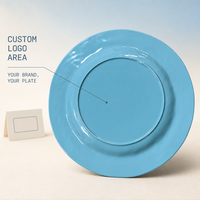 Assiette Ronde en Mélamine Blanche à Motif Végétal, 7/8/9 Pouces, Écologique et Durable, Idéale pour la Maison, les Restaurants, le Petit-Déjeuner et les Salades – Vente en Gros à Prix Abordable