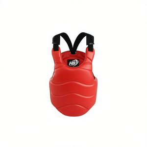 Protector de Pecho Rojo XL para Boxeo y Artes Marciales, Equipo de Alta Visibilidad - Product Image 1