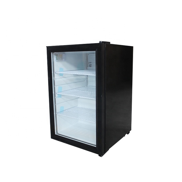Commercial Hotel Glass Door Display Mini Refrigerator Drink Fridge Beverage Cooler SC-70