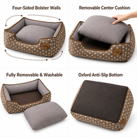 Heiß Begehrtes, Umweltfreundliches Plaid-Haustiersofa für Katzen und Hunde, Beruhigendes Möbelstück in Verschiedenen Größen mit Bedrucktem Design und Schutzfunktion