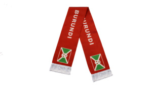 Écharpe Drapeau du Burundi en Gros, Produits Personnalisés pour Supporters de Football, Écharpe Drapeau National, Écharpes à Pompons, Châle - Product Image 2
