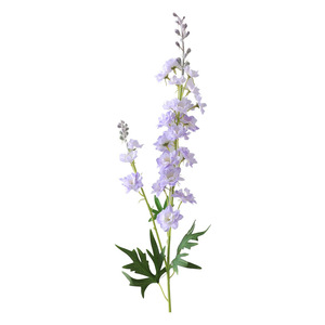 Fleurs artificielles de delphinium Yoshinobu en soie, bouquet rose et blanc, décoration de mariage, branche unique - Product Image 5
