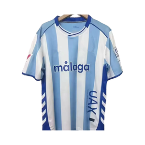 2025 <span class=keywords><strong>Malaga</strong></span> bóng đá Jersey tùy chỉnh T-shirt với tự động cắt bán buôn - Product Image 4