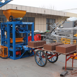 Machine à fabriquer des briques bibo QTj4-24, machine à fabriquer des blocs creux, machine à fabriquer des blocs semi-automatique - Product Image 2