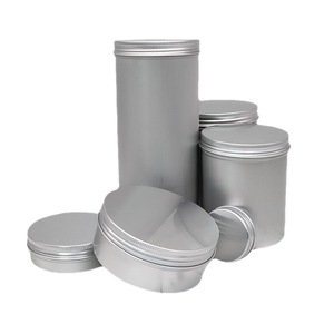 Cajas de aluminio para cremas cosméticas, ungüentos, cera para el cabello, almacenamiento de té, de 5g a 1000g, envases redondos reciclables - Product Image 5