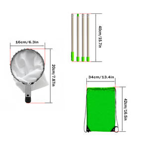 DD2985 haute branche cueillette cerise pêche coton sac pôle agricole jardin fruits attrape récolte cueilleur de fruits tête panier - Product Image 4