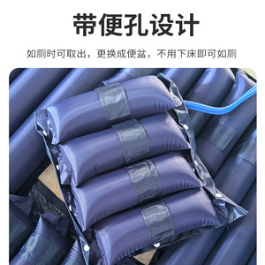 Colchón de aire antiescaras de longitud completa con bomba incorporada para pacientes paralizados, uso en el hogar y cuidado de enfermería, funda de poliéster, USB - Product Image 2
