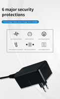 Chargeur d'équipement extérieur universel IP67 étanche, écologique, en PC ignifuge avec entrée 100-240V, modèle de chargeur étanche
