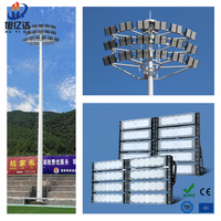 Projecteur LED haute puissance 400W-1500W pour stade, terrain de football, étanche IP66, conception modulaire, CRI>80, dimmable, garantie 3 ans