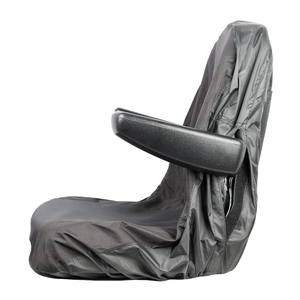 Funda para Asiento de Tractor Cortacésped, Impermeable, con 2 Bolsillos de Almacenamiento, Tamaño Mediano, Color Negro - Product Image 3