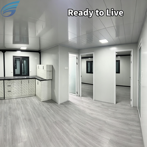 20ft 2-Zimmer Erweiterbares Vorgefertigtes Containerhaus Fertiges Modulares Tragbares Modernes Outdoor/Lagerhaus Tiny Home mit Küche und Bad - Product Image 2