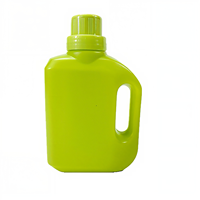 Bouteille en plastique HDPE de 300 ml, 500 ml, 1000 ml, emballage pour produits chimiques quotidiens, distributeur vide bleu, bouteille de lessive avec bouchon à vis