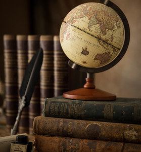 Stile europeo in legno massello retrò mappa del mondo ufficio mappamondo arredamento per la casa decorazione della stanza con lettere di artigianato artistico modello inglese - Product Image 6