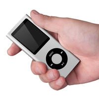 Lecteur MP3 MP4 avec écran TFT de 1,8 pouces, radio FM, haut-parleur intégré et emplacement pour carte TF, lecteur de musique portable