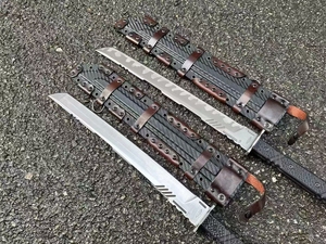 Cuchillo de Supervivencia Tipo Espada, Personalizable, Hoja de Madera, Diseño de Dragón, para Caza, Uso Industrial, OEM Disponible - Product Image 2