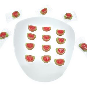 Sıcak Fırsat 3D Meyve Karpuz Kabuğu Şeklinde Sakızlı Şeker Helal Özelleştirilmiş Ambalajlı Meyve Şekilli Soyulabilir Şeker - Product Image 3