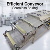Ligne de production automatique multi-usages de pain lavash avec moteur |   Machine à crêpes Injera, capacité 150 kg/h, pour l'Éthiopie/le Moyen-Orient
