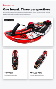 Planche de surf à moteur à essence en fibre de carbone, 118cc, 2 temps, 50 km/h, pour sports nautiques - Product Image 6