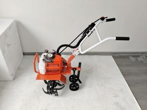 UM Mini Motoculteur à main 68cc Orange Moteur Rotateur Cultivateur Agriculture - Product Image 2