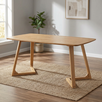 Table basse en bois moderne, design scandinave, meubles de salon, structure en bois massif durable, finition naturelle