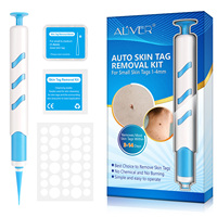 ALIVER Auto Skin Tag Removal Kit Sûr pour les petits et grands outils de réparation Traitement 4-9mm Skin Tag Remover Pen