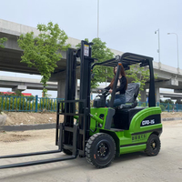 Chariot élévateur électrique à moteur AC, capacité de 2 tonnes, haute efficacité, terrain accidenté, chargement et déchargement surélevés, pour le commerce de détail, machinerie