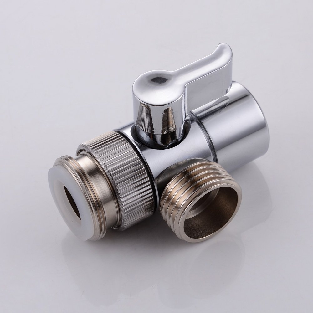 Kraan Diverter Valve, Badkamer Wastafel Kraan Messing Diverter Kraan Adapter Kraan Connector Voor Thuis Badkamer Keuken Water Tap Filter Valve Vervanging Deel
