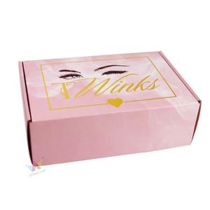 Caja de Correo Corrugada Rosa para Cosméticos con Logotipo Personalizado de Fábrica OEM, con Materiales Reciclados y Forro de Esponja, Garantía de Calidad - Product Image 2