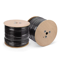 Cable de Red Ethernet Cat6 UTP para Exteriores de 305 Metros, Precio de Fábrica, Cable de Red de PVC de 23AWG para Ethernet