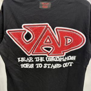 T-shirts VARE ALL DAY pour hommes en coton de haute qualité avec impression de vaisseau spatial extraterrestre et strass thermocollés, vente en gros - Product Image 5