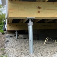 Pieu hélicoïdal galvanisé à chaud de 100 μm, fabriqué en usine, pour système de montage solaire/fondation de construction