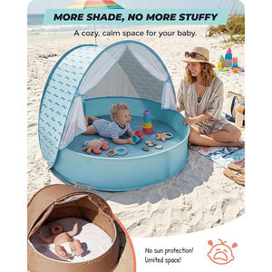 Abri solaire portable <span class=keywords><strong>pour</strong></span> bébé Marazual, tente de <span class=keywords><strong>piscine</strong></span> pop-up avec <span class=keywords><strong>moustiquaire</strong></span>, intérieur/extérieur - Product Image 5