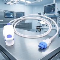 Compatible avec le capteur SpO2 GE Datex Ohmeda TuffSat, clip de doigt adulte E-PRESTN, sonde SpO2 réutilisable à 9 broches