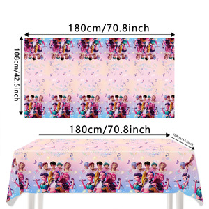 Nouvel ensemble de vaisselle pour fête d'anniversaire d'enfants sur <span class=keywords><strong>le</strong></span> thème de <span class=keywords><strong>la</strong></span> série Kpop Demon Slayer 2025, décoration de table à thème de dessin animé - Product Image 4