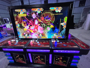 8 người chơi 55 inch Màn hình LCD video Arcade cá Hunter máy đồng tiền hoạt động trò chơi đại dương Vua 3 Cá Trò chơi bảng - Product Image 4