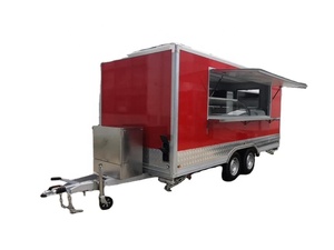 Đầy đủ trang bị di động nhà bếp thực phẩm Trailer di động thực phẩm nhà bếp đường phố van Trailer thực phẩm nóng giỏ hàng phục vụ Trailer - Product Image 3