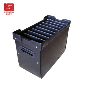 Dẫn điện và chống tĩnh điện nhựa rượu vang coroplast bao bì hộp tái sử dụng đóng gói ESD hộp sóng, vận chuyển container - Product Image 2